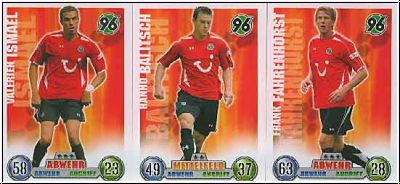 Fussball 2009 Topps Match Attax - Hannover 96 komplettes Set