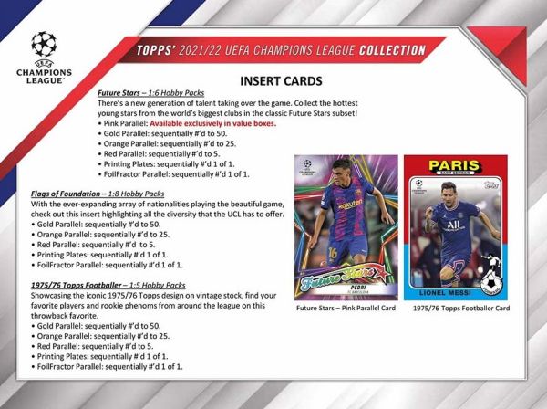 Fussball 2021-22 Topps UEFA Champions League Collection
