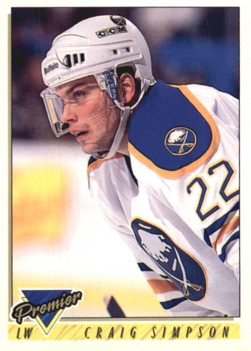 NHL 1993-94 OPC Premier - No 333 - Craig Simpson