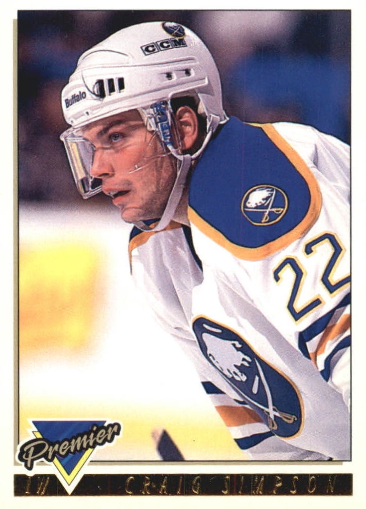 NHL 1993-94 OPC Premier Gold - No. 333 - Craig Simpson
