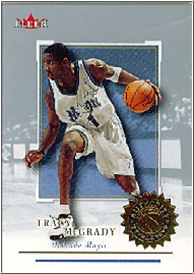 NBA 2000/01 Fleer Authority - No 9 - Tracy McGrady