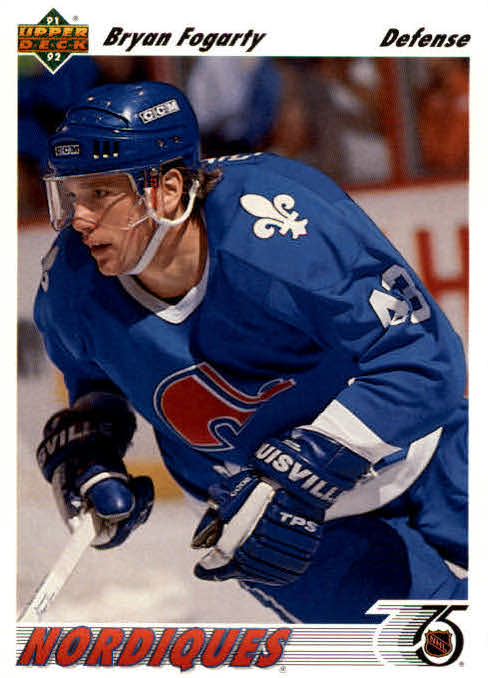 NHL 1991-92 Upper Deck - No. 337 - Bryan Fogarty