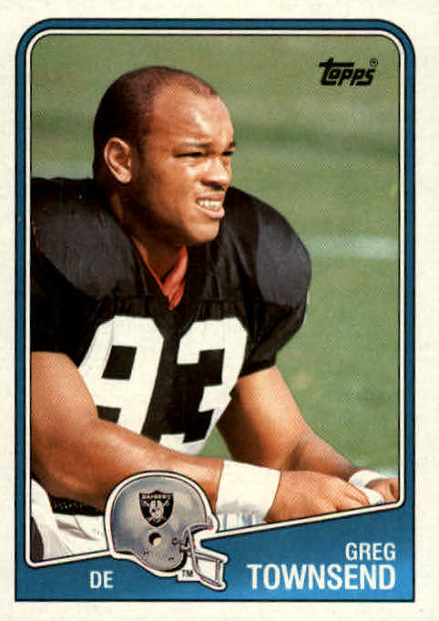 NFL 1988 Topps - No 338 - Greg Townsend