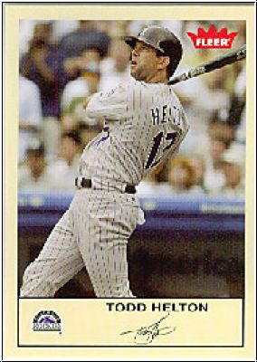 MLB 2005 Fleer Tradition - No 29 - Todd Helton