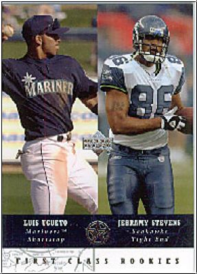 MLB/NFL 2002-03 UD SuperStars - No 289 - Luis Ugueto / Jeramy Stevens