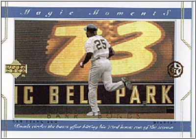 MLB 2002-03 UD SuperStars Magic Moments - No MM1 - Barry Bonds