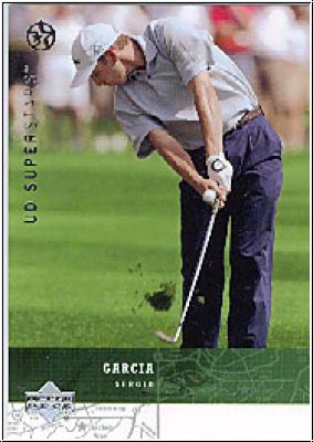 Golf 2002-03 UD SuperStars - No 26 - Sergio Garcia