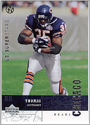 NFL 2002-03 UD SuperStars - No 52 - Anthony Thomas