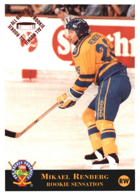 NHL 1994 Classic Pro Prospects - No 33 - Mikael Renberg