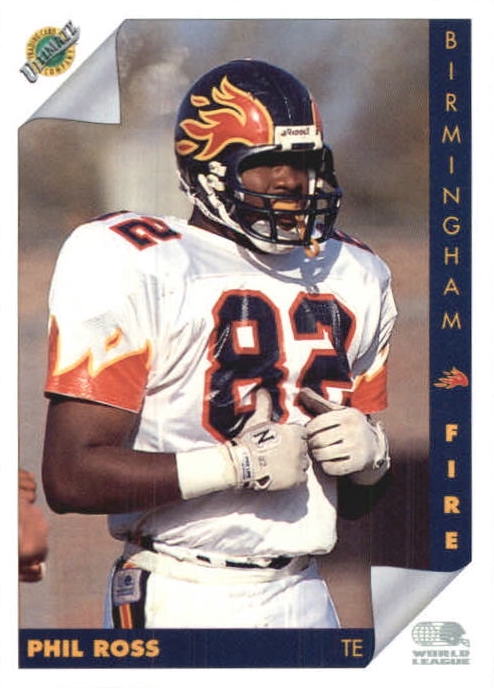 NFL 1992 Ultimate WLAF - No 33 - Phil Ross