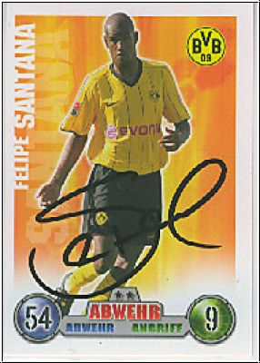 Fussball 2009 Topps Match Attax - Felipe Santana