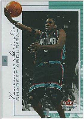 NBA 2000 / 01 Fleer Genuine - No 73 - Shareef Abdur-Rahim