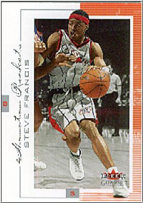 NBA 2000 / 01 Fleer Genuine - No 75 - Steve Francis