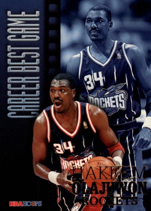 NBA 1996-97 Hoops - No 340 - Hakeem Olajuwon