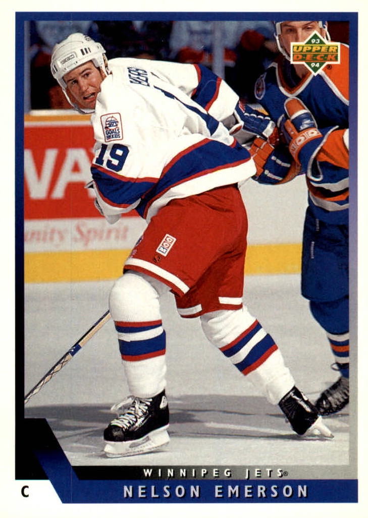 NHL 1993/94 Upper Deck - No. 342 - Nelson Emerson