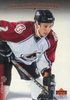 NHL 1995 / 96 Upper Deck - No 342 - Sylvain Lefebvre