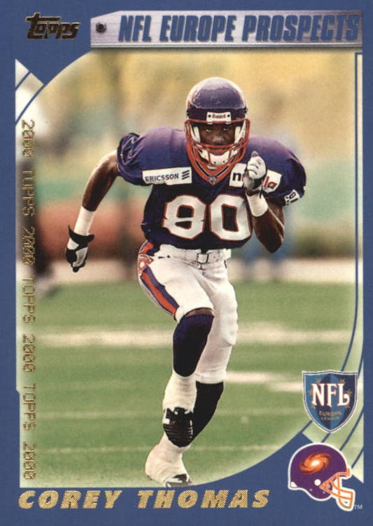 NFL 2000 Topps - No 343 - Corey Thomas