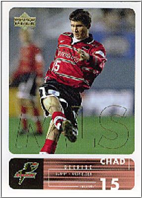 Fussball 2000 Upper Deck MLS Soccer - No 21 - Chad Deering