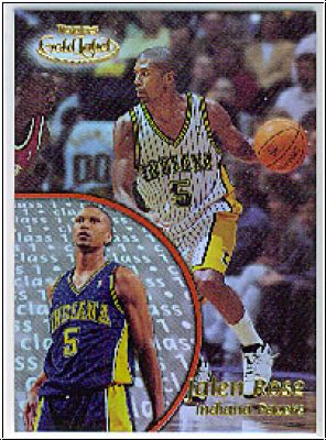 NBA 2000 / 01 Topps Gold Label Class 1 - No 2 - Jalen Rose