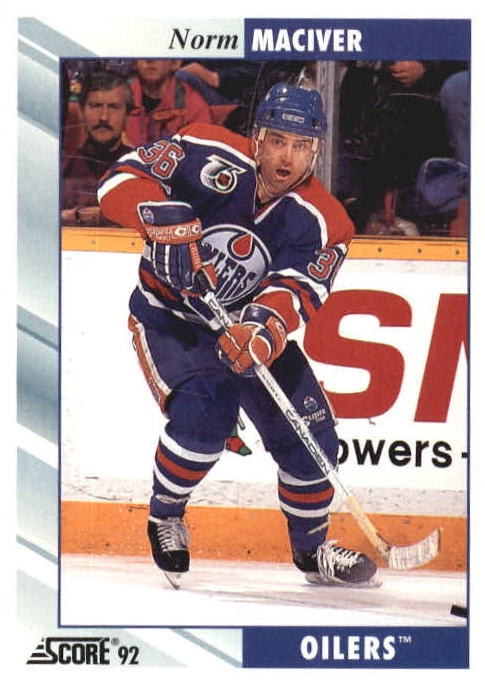 NHL 1992/93 Score - No 349 - Norm Maciver