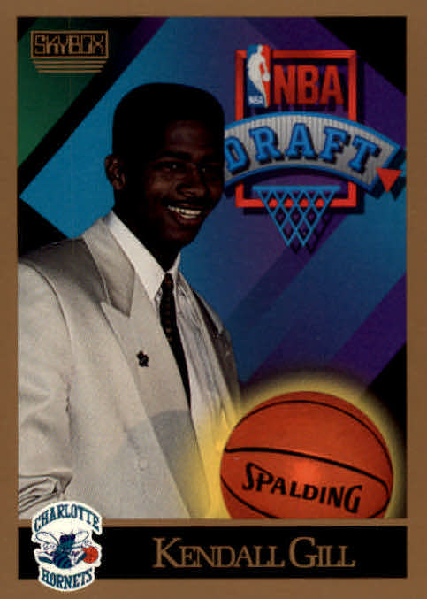 NBA 1990-91 SkyBox - No 356 - Kendall Gill