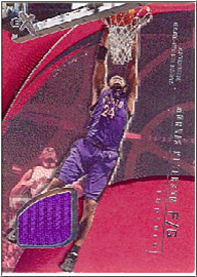 NBA 2001 / 02 E-X Essential Credentials Now Memorabilia - No 56 - Morris Peterson