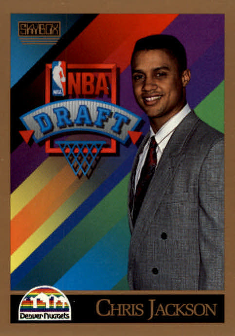 NBA 1990-91 SkyBox - No 357 - Chris Jackson