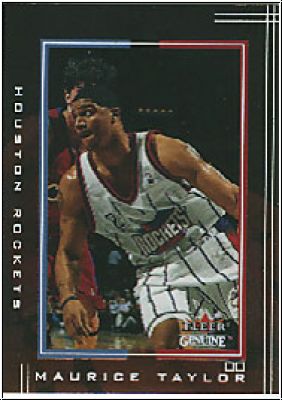 NBA 2001 / 02 Fleer Genuine - No 97 - Maurice Taylor
