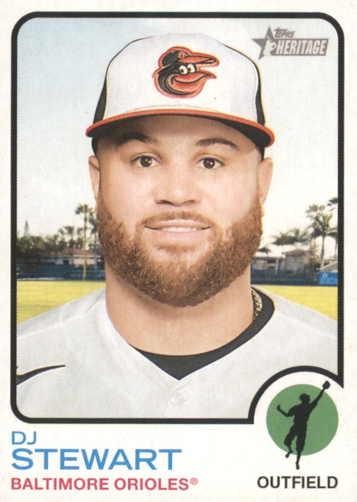 MLB 2022 Topps Heritage - No 362 - DJ Stewart