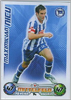 Soccer 2009/10 Topps Match Attax - No 14 - Maximilian Nicu