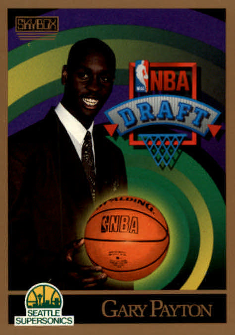 NBA 1990-91 SkyBox - No 365 - Gary Payton