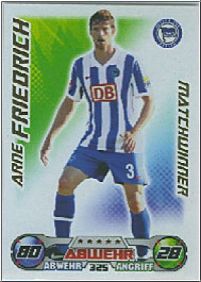 Soccer 2009-10 Topps Match Attax - Hertha BSC Berlin complete set with special cards