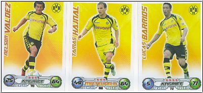 Fussball 2009-10 Topps Match Attax - Borussia Dortmund komplettes Set