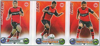 Fussball 2009-10 Topps Match Attax - Eintracht Frankfurt komplettes Set