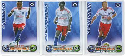 Fussball 2009-10 Topps Match Attax - Hamburger SV komplettes Set