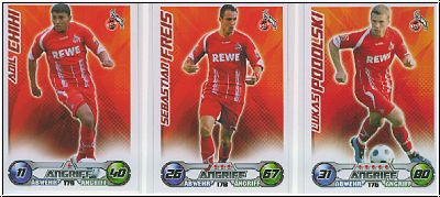 Fussball 2009-10 Topps Match Attax - 1.FC Köln komplettes Set