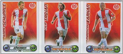 Fussball 2009-10 Topps Match Attax - FSV Mainz 05 komplettes Set