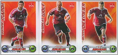 Fussball 2009-10 Topps Match Attax - 1. FC Nürnberg komplettes Set