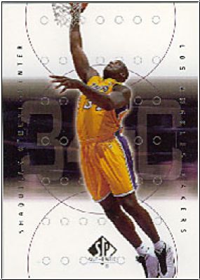 NBA 2000 / 01 SP Authentic - No 38 - Shaquille O'Neal