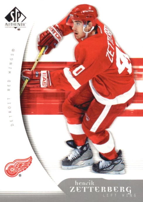 NHL 2005-06 SP Authentic - No 36 - Henrik Zetterberg