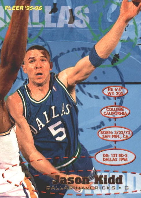 NBA 1995-96 Fleer - No 36 - Jason Kidd