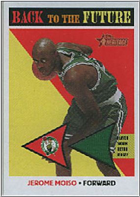 NBA 2000 / 01 Topps Heritage Back to the Future Game Jerseys - No BF2 - Jerome Moiso