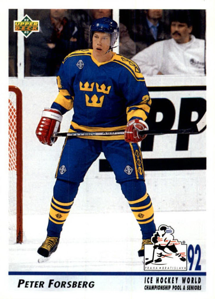 NHL 1992/93 Upper Deck - No. 375 - Peter Forsberg