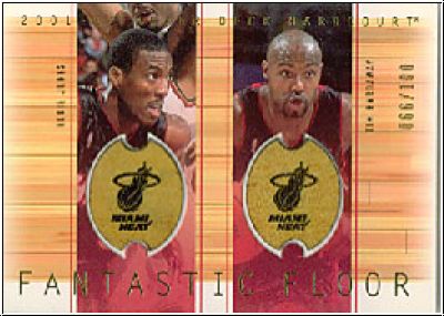 NBA 2001 / 02 Upper Deck Hardcourt Fantastic Floor - No EJ/TH - Eddie Jones / Tim Hardaway