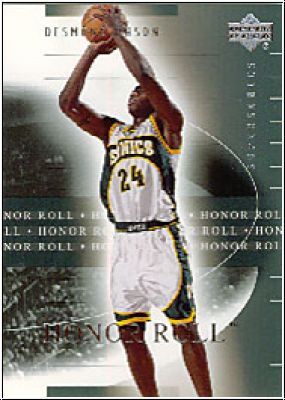 NBA 2001-02 Upper Deck Honor Roll - No. 82 - Desmond Mason