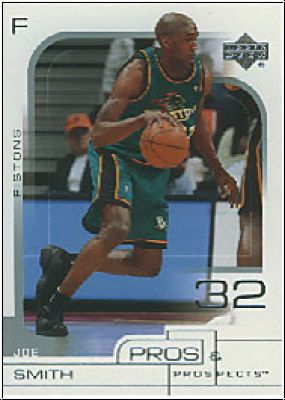 NBA 2001/02 Upper Deck Pros & Prospects - No. 23 - Joe Smith