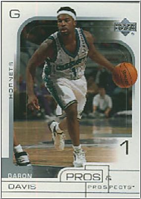 NBA 2001/02 Upper Deck Pros & Prospects - No 8 - B. Davis