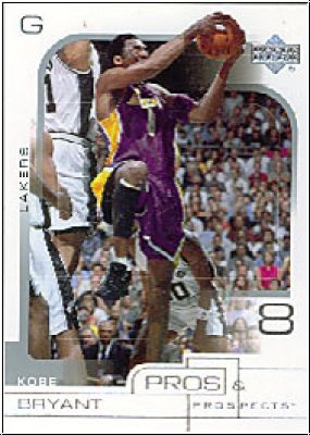 NBA 2001/02 Upper Deck Pros & Prospects - No. 37 - K. Bryant