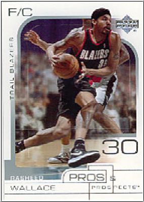 NBA 2001 / 02 Upper Deck Pros & Prospects - No 67 - Wallace