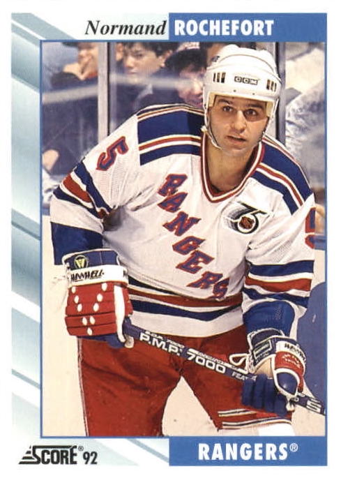 NHL 1992/93 Score - No. 377 - Normand Rochefort